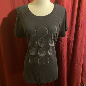 Phases of the moon tshirt . Stretchy and comfortable